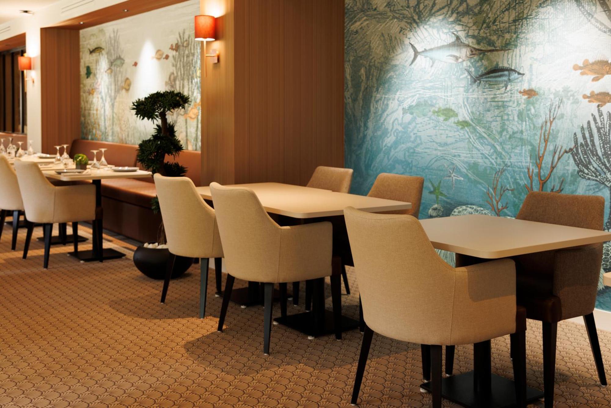 Les Boreales - Appart'Hotel & Restaurant Villers-sur-Mer Eksteriør bilde