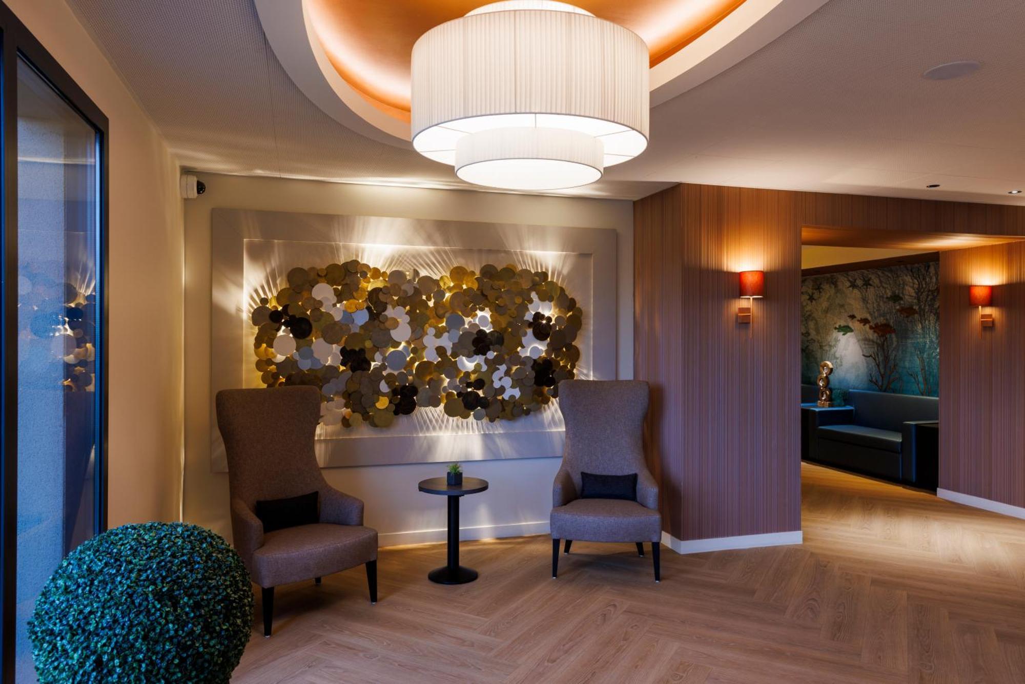 Les Boreales - Appart'Hotel & Restaurant Villers-sur-Mer Eksteriør bilde
