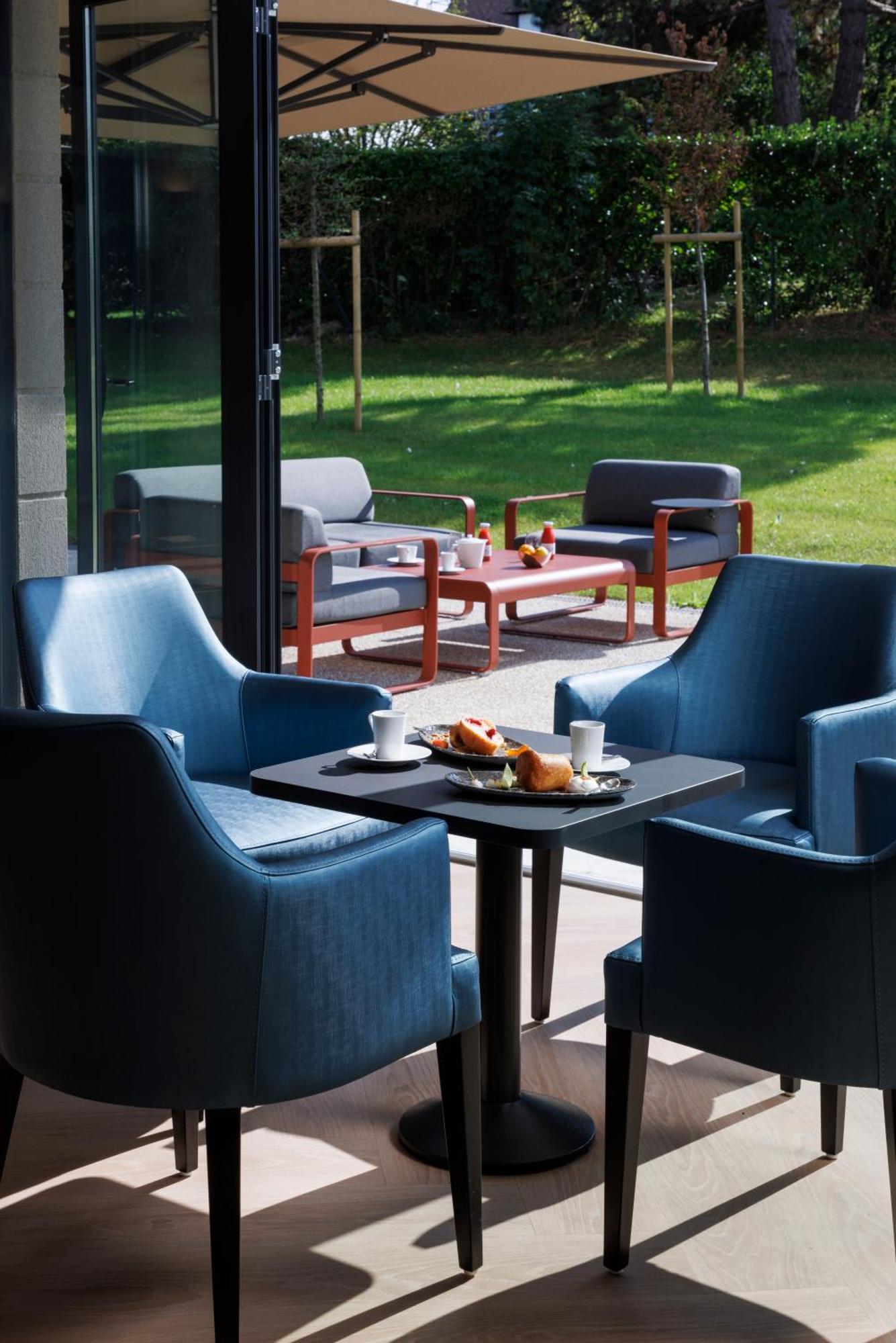 Les Boreales - Appart'Hotel & Restaurant Villers-sur-Mer Eksteriør bilde